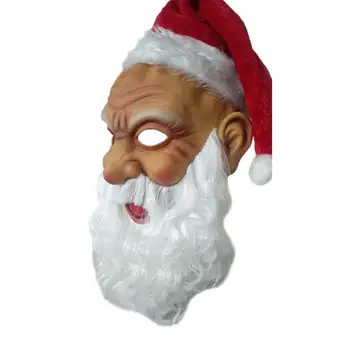 2021 Kalėdų Senelio Kostiumas Latekso Kaukė Lauko Santa Claus Cosplay Kalėdų Vakarėlį Cosplay Kostiumas Uzpost Kaukė Su Skrybėlę