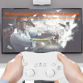 2021 Naujų 2x Klasikinių Žaidimų konsolę Nintendo Wii Konsolės Laidinio Pro Gamepad Wii Remote Joypad Kreiptuką Žaidimas Priedai