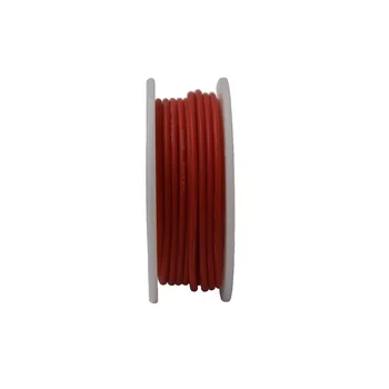 24AWG lanksti silikoninė viela ir kabelinės konservų vario viela, suvyta viela 6m raudona + 6M juoda 