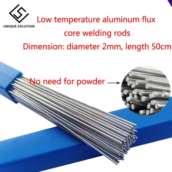 2mm 1.6 mm Žemos temperatūros aliuminio srauto miltelinė suvirinimo viela nereikia aliuminio milteliais, o ne WE53 vario ir aliuminio strypas