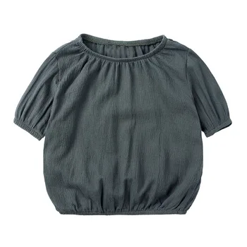 2Piece/1-4Years/Baby Vasarą Vaikai Komplektus Atsitiktinis Mielas Drabužių Medvilnės Vaikų marškinėliai+Šortai Bamblys Mergaičių Drabužių Rinkiniai BC1559