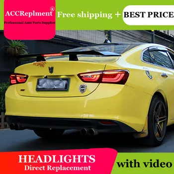 2VNT Automobilių Optikos už Chevrolet Malibu Žibintai 2016-2019 už Malibu LED Uodega Lempos+Posūkio Signalo+Stabdžiu+Atvirkštinės LED šviesos