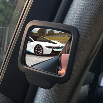 2vnt /Komplektas Automobilio galinio vaizdo veidrodis galinės Sėdynės Baby Veidrodis Automobilių aklojoje Veidrodžių 360Adjustable Vaikams Stebėti Saugumas Auto Automobilių Reikmenys