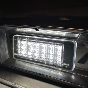 2vnt LED Licencijos Numerį Šviesos Renault Dacia Duster DR SR Lodgy 