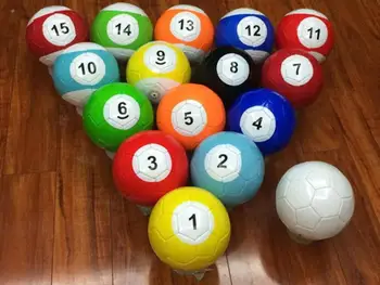 3# Gaint Snook Kamuolys Snookball Snukerio Biliardo Futbolo 8 Colių Žaidimas Didžiulis Baseinas, Futbolas Yra Oro Siurblys Futbolo Žaislas Poolball
