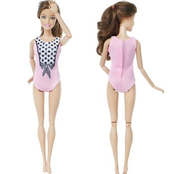 3 Vnt/Set Aukštos Kokybės Lėlės Bikini maudymosi kostiumėlį vientisas Maudymosi Drabužius Barbie Lėlės Priedai, Baby Girl Lėlių 