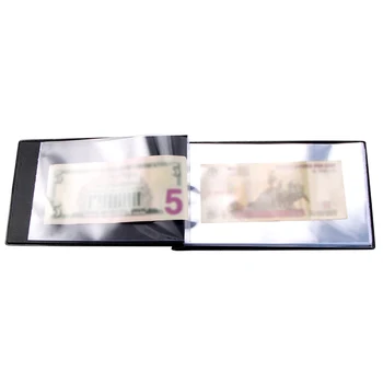 30 Puslapių, Popieriniai Pinigai, Monetos Turėtojas Valiutos Banknotų Kolekcija Saugojimo Pinigų Cento Kišenėje Nuotraukų Albumą Knyga Atveju Turėtojas Rinkti