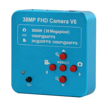 38MP 2K USB HDMI Skaitmeninę Vaizdo Kamerą, 3,5 X-90X vienu metu-Židinio Trinokulinis Stereo Mikroskopas, Telefono Litavimo PCB Taisymo Įrankis
