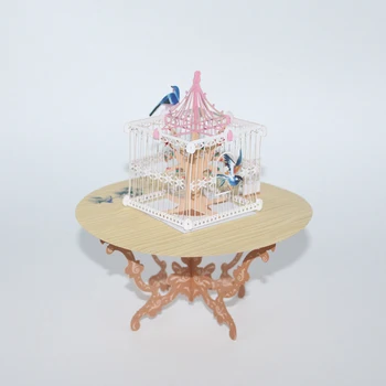 3D Rankų darbo Stalo Paukštis Narve Kinų Stiliaus Šarka Popieriaus Atvirukai Atvirukas Stalo Dekoro Gimtadienio Šventė Kūrybos Dovana
