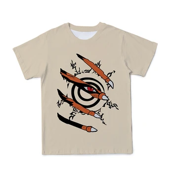 3D Spausdinimo Anime Modelis Negabaritinių Pora T-Shirt, Madingi Trumpi Rankovėmis Patogus Ir Įdomus Viršaus (Vaikai 110-6XL)