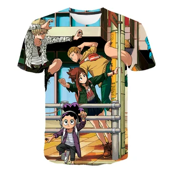 3d Spausdinimo T-Shirt 2020 Metų Vasaros marškinėliai Vyrams trumpomis Rankovėmis O - kaklo Spausdinti anime marškinėlius Atsitiktinis Tee Viršūnes Orui ir patogūs