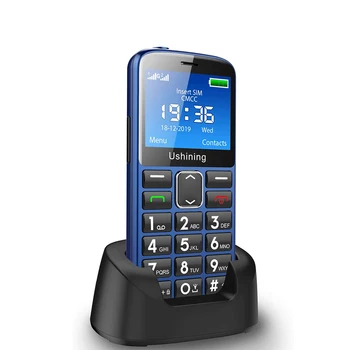3G Didelis Mygtukas Mobilusis Telefonas, Vyresnio amžiaus žmonėms, Vyresnysis Mobilusis Telefonas Su SOS Avarinis Mygtukas Klausos Pagalba yra Suderinama ir Įkrovimo Dokas