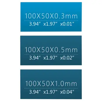 3PCS 0,3 mm/0,5 mm/1mm Šiluminę Pagalvėlę, 6.0 M/M. k. Didelio efektyvumo Šilumos Laidumo Pagalvėlės su Aukštos kokybės