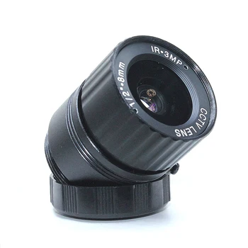 3pcs/daug HD 3MP VAIZDO Objektyvas 4mm 6mm 8mm CS Objektyvo 3MP HD Apsaugos Kameros, ip kameros langelyje F2.0 Vaizdo Formatas 1/2