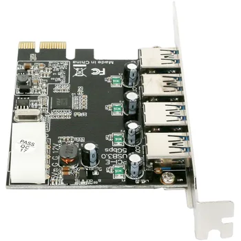 4 prievadai USB 3.0 PCI-e Išplėtimo Plokštę 