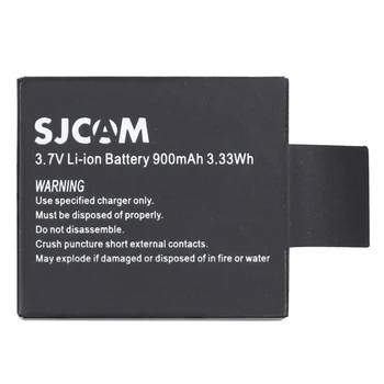 4 x SJCAM sj4000 baterijas + Karšto priedų rinkinys + dual įkroviklio SJCAM sj5000 plius sj6000 sj7000 SJ8000 fotoaparato priedai