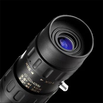 4K 10-300X40mm Super Artinimo Zoom Monokuliariniai Žiūronus, Teleskopą /Trikojis & Įrašą Nustatyti Medžioklės Kameros Lauko Fotografuoti