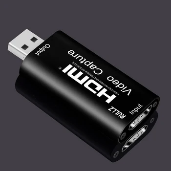 4K 1080P Videocapture Įrenginį HDMI Užfiksuoti Kortelė, USB 3.0-2.0 Video Grabber Perjungti PS4 Žaidimas Live Transliacijos vaizdo Kameros DVD Įrašymas