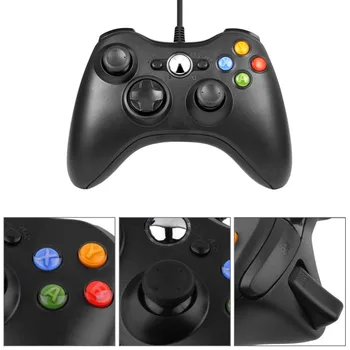 5 Spalvų Gamepad Xbox 360 Wired Controller XBOX 360 Controle Laidinio Kreiptuku XBOX360 Žaidimų Valdiklis Gamepad Joypad