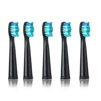 5 vnt / set Seago dantų šepetėlį galvos SG-507B / 908/909/917/610/659/719/910/949/958 elektros dantų šepetėlį pakeisti toothbrus