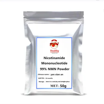 50-1000g 99% nikotinamido mononucleotide nmn miltelių ekstrakto Papildyti NAD+ Pirmtakas Ilgaamžiškumas paramos Riboside Vitaminas B3 odos