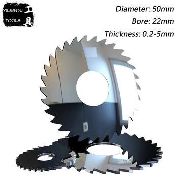 50mm Kieto Lydinio Volframo Frezavimo Cutter. 50mm * 22mm Karbido Diskinių Pjūklų, Pjovimas, Aliuminio, Vario, Metalo, PDF. (0.2-5mm)