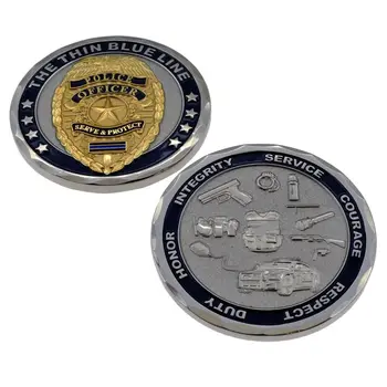 50pcs/100vnt/200pcs,DHL nemokamas pristatymas Policijos Pareigūno Ženklelį Shield 