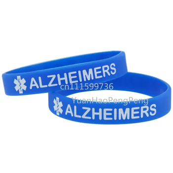 50PCS Apyrankę, Vyresnieji Medicinos Įspėjimo apie Alzheimerio Silikoninė Apyrankė