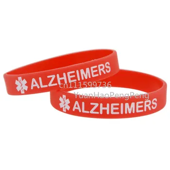 50PCS Apyrankę, Vyresnieji Medicinos Įspėjimo apie Alzheimerio Silikoninė Apyrankė