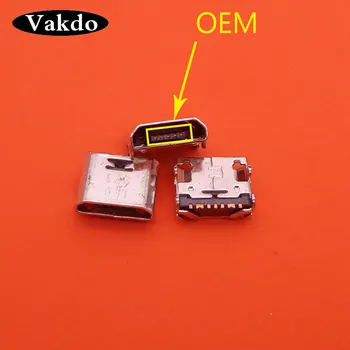 50pcs/daug mikro mini USB Įkrovimo lizdas kištukinis lizdas doko Jungtis Jack plug pcb Samsung Galaxy T280 T285 A7