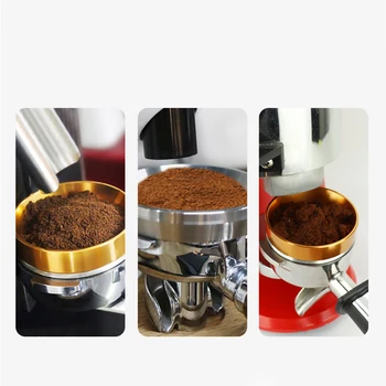 58mm Nerūdijančio Plieno Protingas Dozavimo Žiedas Alaus Dubenį, Kavos Milteliai Espresso Barista Piltuvą (Sidabrinė)