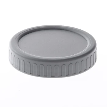 5vnt 86MM Plastiko Standartinis Saugojimo Jar Apima Silikono Sandarinimo Žiedas Kepurės Maisto produktų Laikymo hermetiškuose Moliniai Mason Konservavimo Stiklainiai