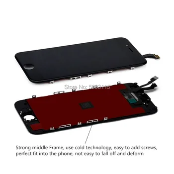 5VNT AAA+++Klasės Ekranas LCD iPhone 6S 7 8 Pakeitimas su 3D Touch 