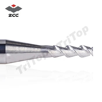 5vnt/pakuotė AL-2E-D2.0 ZCC.CT kieto Karbido Pabaigos mills 2mm 2 fleita aliuminio lydinio cnc frezavimo apdirbimo pjovimo pjovimo įrankiai