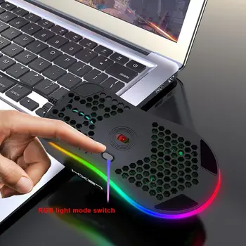 6400DPI 6 Mygtukai, USB Laidinio Korio Tuščiaviduriai Pelės Hollow-out, RGB Žaidimų Pelės