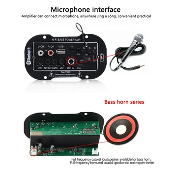 7.4 V / YS /BT Bluetooth 5.0 Didelio galingumo Skaitmeninis Stiprintuvas Stereo Valdybos AMP Amplificador Garso Namų kino Teatro AMP MIC, SD, USB, DVD