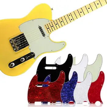7 Spalvų 3Ply Amžiaus Pearloid Pickguard už Tele Stiliaus Gitara Pickguard Aukštos Kokybės Gitara, Dalys ir Priedai Skatinimo