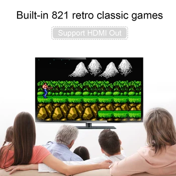 8 Bitų Retro Žaidimo Classic Mini HDMI Suderinamus/AV TV Vaizdo Žaidimų Konsolės 