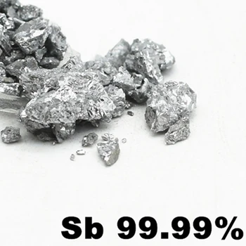 99.99% Stibio Grūdų Didelio Grynumo Sb Metalo Eksperimento 