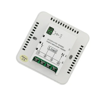 9C Touch Screen Elektros Šildymo Termostatas AC220V Savaitės Programable Termostatas Skirtas Grindų Šildymo