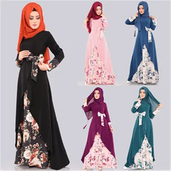 Abaja Dubajus Hijab Musulmonų Caftan Dress Marocain Turkijos Suknelės Kaftan Abayas Moterų Islamas Drabužių Tesettur Elbise Djellaba
