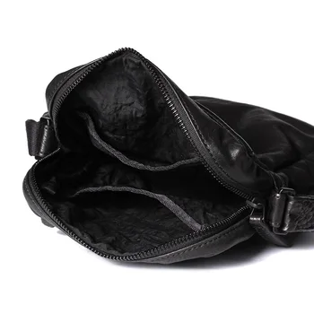 AETOO Kreivai maišelį, vyriški retro pečių maišą, vyriški odiniai kreivai maišelį, mados tendencijos, mini vyrų krepšys