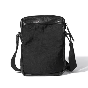 AETOO Kreivai maišelį, vyriški retro pečių maišą, vyriški odiniai kreivai maišelį, mados tendencijos, mini vyrų krepšys