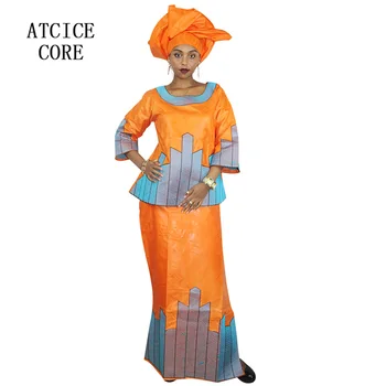 Afrikos lady suknelės dashiki siuvinėjimo dizainą ilga suknelė