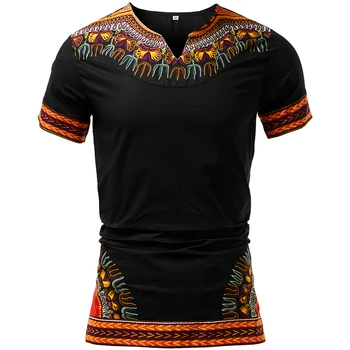 Afrikos Vyrų Drabužiai Dashiki Marškinėliai Mados Viršų Tradicinių Afrikos Vyrų Dashiki Spausdinti Marškinėliai Vyrams Dashiki Drabužiai Plius Dydis