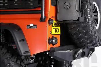 AJRC ABS apsaugos umbra už 1/10 Rc stebimi automobilių guard Traxxas Trx4 TRX-4 žibintas galinis dangtelis atbulinės eigos žibintas apsauginis dangtis