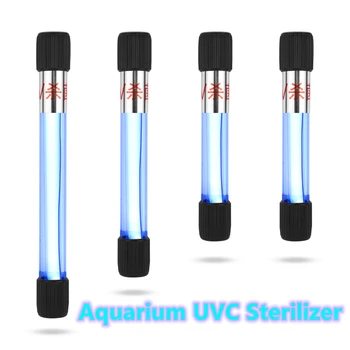 Akvariumas uv-C Lempos Šviesos Sterilizer UV Lempa Akvariumų Apšvietimo Žuvų Bakas Baktericidas UV Dezinfekavimo Vandens Valymo Valytuvas