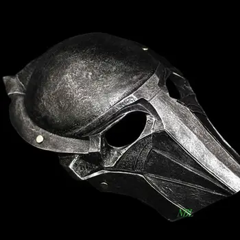Alien VS Predator Kariai Kaukės Visą Veidą Helovinas Deluxe Filmą Dervos Kaukė Maskuotis Šalis Kostiumas Skiedra Suaugusiųjų Dydis