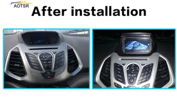 Android 8.0 Automobilio multimedia dvd grotuvas, galvos vienetas Ford EcoSport 2013 m. m. m. 2016 Radijas stereo Garso gps Wifi magnetofonas