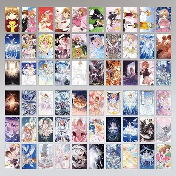Anime Cardcaptor KINOMOTO SAKURA Aišku Kortelės Fanart 180PCS Atvirukai Atvirukai Lipdukas Artbook Dovana Cosplay Rekvizitai Knygų Rinkinys Naujas